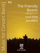 The Friendly Beasts Concert Band sheet music cover